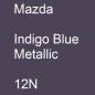 Preview: Mazda, Indigo Blue Metallic, 12N.